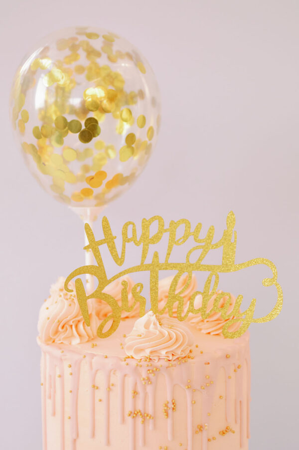 Balloon Buttercream Birthday Cake - Image 2