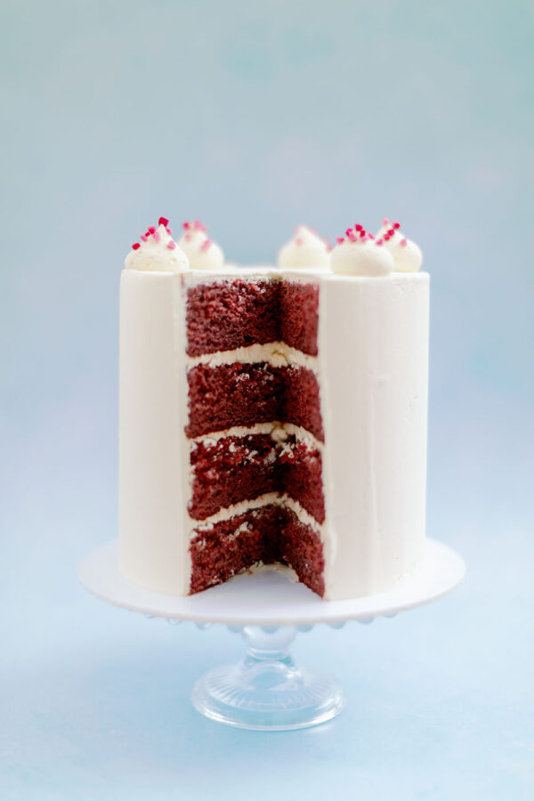 Red Velvet Simply Tasty Buttercream Cake - Image 2