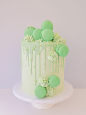 Macaron Buttercream Birthday Cake