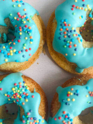 Oven Baked Sprinkle Donuts – Children’s Baking Class